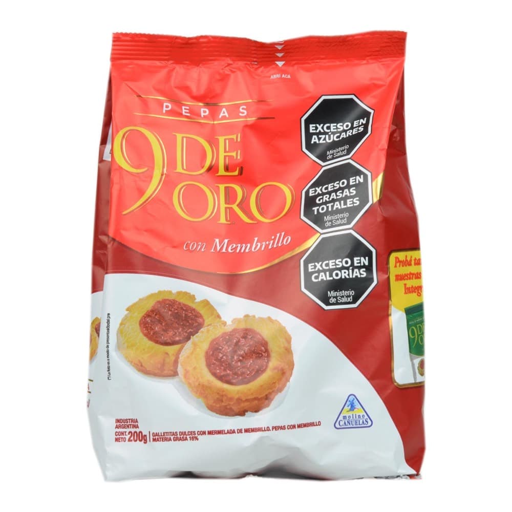 Pepas de Membrillo 9 de Oro, 200 g